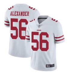 49ers #56 Kwon Alexander White Men Stitched Football Vapor Untouchable Limited Jersey