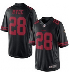 Carlos Hyde San Francisco 49ers Nike Limited Jersey Black