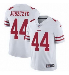 Men Nike San Francisco 49ers Kyle Juszczyk 44 White Vapor Untouchable Limited NFL Jersey