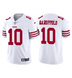 Men San Francisco 49ers 10 Jimmy Garoppolo 2022 New White Vapor Untouchable Stitched Football Jersey