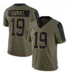 Men San Francisco 49ers 19 Deebo Samuel Nike 2021 Salute To Service Jersey