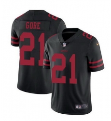 Men San Francisco 49ers 21 Frank Gore Black Vapor Untouchable Limited Stitched jersey