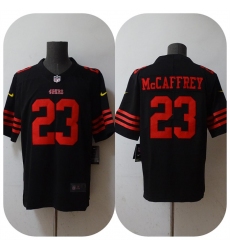Men San Francisco 49ers 23 Christian McCaffrey 2022 Black Vapor Untouchable Stitched Jersey