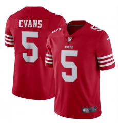 Men San Francisco 49ers 5 Mike Evans Red 2026 Vapor Untouchable Limited Stitched Football Jersey Men San Francisco 49ers 5 Mike Evans Red 2026 Vapor Untouchable Limited Stitched Football Jersey