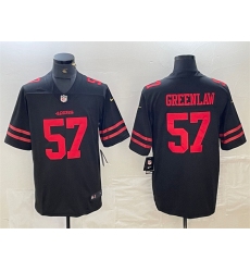 Men San Francisco 49ers 57 Dre Greenlaw Black Vapor Untouchable Limited Stitched Jersey