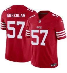 Men San Francisco 49ers  57 Dre Greenlaw Red 2026 F U S E  Vapor Untouchable Limited Stitched Football Jersey