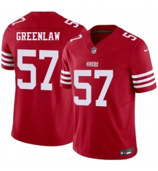 Men San Francisco 49ers  57 Dre Greenlaw Red 2026 F U S E  Vapor Untouchable Limited Stitched Football Jersey