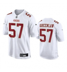 Men San Francisco 49ers 57 Dre Greenlaw White Fashion Vapor Untouchable Limited Stitched Football Jersey