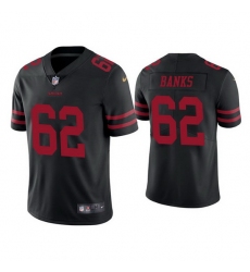 Men San Francisco 49ers 62 Aaron Banks Black Vapor Limited Jersey