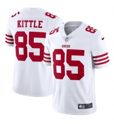 Men San Francisco 49ers 85 George Kittle 2022 New White Vapor Untouchable Stitched Jersey