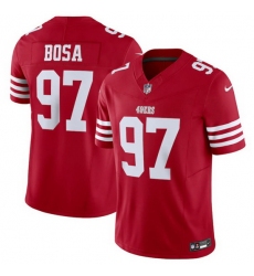 Men San Francisco 49ers 97 Nick Bosa Red 2023 F.U.S.E. Vapor Untouchable Limited Stitched Football Jersey