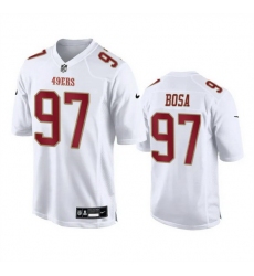 Men San Francisco 49ers 97 Nick Bosa White Fashion Vapor Untouchable Limited Stitched Football Jersey