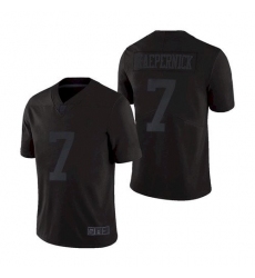 Men True to 7 Colin Kaepernick Icon 2.0 Jersey Monochromatic Black
