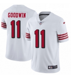 Mens Nike San Francisco 49ers 11 Marquise Goodwin Limited White Rush Vapor Untouchable NFL Jersey