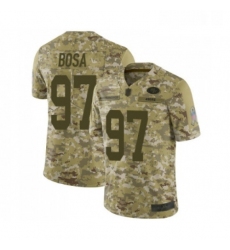 Mens San Francisco 49ers 97 Nick Bosa Limited Camo 2018 Salute to Service Football Jersey