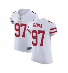 Mens San Francisco 49ers 97 Nick Bosa White Vapor Untouchable Elite Player Football Jersey