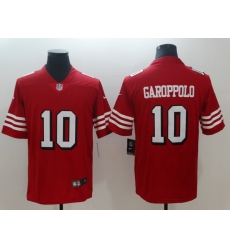 Men's San Francisco 49ers Jimmy Garoppolo 10 Red Nike Scarlet Player Limited Jersey
