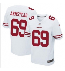 NEW San Francisco 49ers #69 Arik Armstead White mens Stitched NFL Elite Jersey