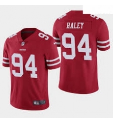 NFL 49ers 94 Charles Haley Vapor Limited Red Color Jerseys