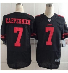 New San Francisco 49ers #7 Colin Kaepernick Black Alternate Men Stitched NFL Elite jersey