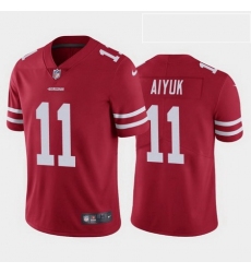 Nike 49ers 11 Brandon Aiyuk Red 2020 NFL Draft First Round Pick Vapor Untouchable Limited Jersey