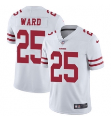 Nike 49ers #25 Jimmie Ward White Mens Stitched NFL Vapor Untouchable Limited Jersey