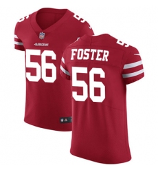 Nike 49ers #56 Reuben Foster Red Team Color Mens Stitched NFL Vapor Untouchable Elite Jersey