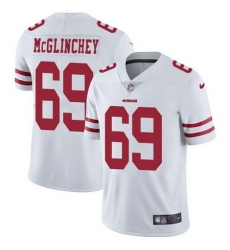 Nike 49ers #69 Mike McGlinchey White Mens Stitched NFL Vapor Untouchable Limited Jersey