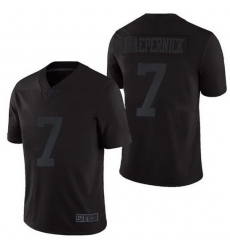 Nike 49ers 7 Colin Kaepernick All Black Vapor Untouchable Limited Jersey