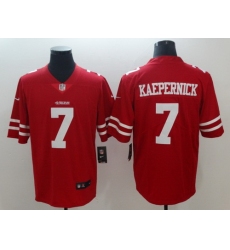 Nike 49ers 7 Colin Kaepernick Red Vapor Untouchable Limited Jersey