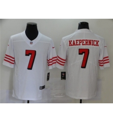 Nike 49ers 7 Colin Kaepernick White Color Rush Vapor Untouchable Limited Jersey