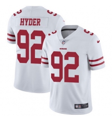 Nike 49ers 92 Kerry Hyder White Men Stitched NFL Vapor Untouchable Limited Jersey