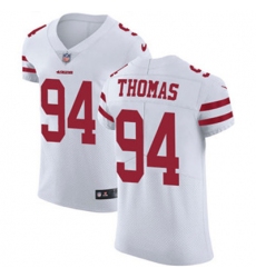 Nike 49ers #94 Solomon Thomas White Mens Stitched NFL Vapor Untouchable Elite Jersey