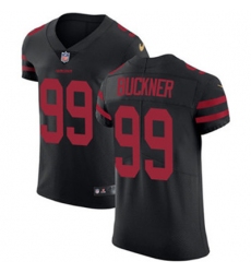 Nike 49ers #99 DeForest Buckner Black Alternate Mens Stitched NFL Vapor Untouchable Elite Jersey