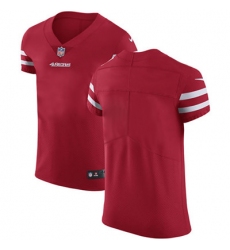 Nike 49ers Blank Red Team Color Mens Stitched NFL Vapor Untouchable Elite Jersey