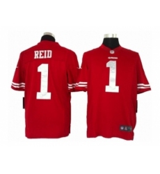 Nike San Francisco 49ers 1 Eri Reid red Limited NFL Jersey