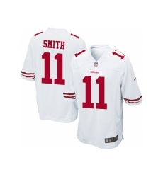 Nike San Francisco 49ers 11 Alex Smith White Game NFL Jersey