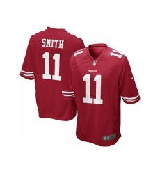 Nike San Francisco 49ers 11 Alex Smith red Game NFL Jersey
