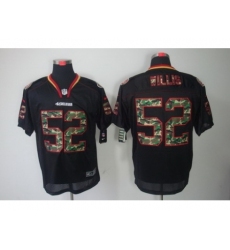 Nike San Francisco 49ers 52 Patrick Willis Black ELITE Lights Out Camo Number NFL Jersey