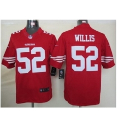 Nike San Francisco 49ers 52 Patrick Willis Red Limited NFL Jersey