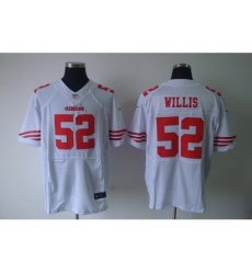 Nike San Francisco 49ers 52 Patrick Willis White Elite NFL Jersey