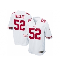 Nike San Francisco 49ers 52 Patrick Willis White Game NFL Jersey