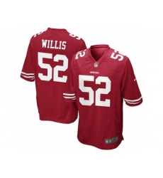 Nike San Francisco 49ers 52 Patrick Willis red Game NFL Jersey