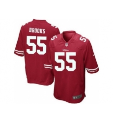 Nike San Francisco 49ers 55 Ahmad Brooks Red Game NFL Jersey
