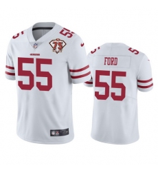 Nike San Francisco 49ers 55 Dee Ford White Men 75th Anniversary Stitched NFL Vapor Untouchable Limited Jersey