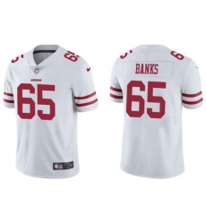 Nike San Francisco 49ers 65 Aaron Banks White Vapor Untouchable Limited Jersey