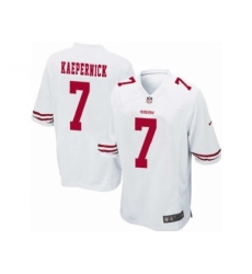 Nike San Francisco 49ers 7 Colin Kaepernick white Elite NFL Jersey
