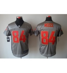 Nike San Francisco 49ers 84 Randy Moss Grey Elite Shadow NFL Jersey
