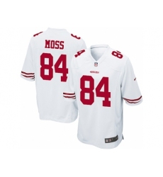 Nike San Francisco 49ers 84 Randy Moss White Game NFL Jersey