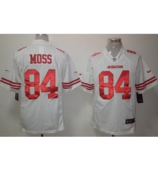 Nike San Francisco 49ers 84 Randy Moss Wihte Limited NFL Jersey